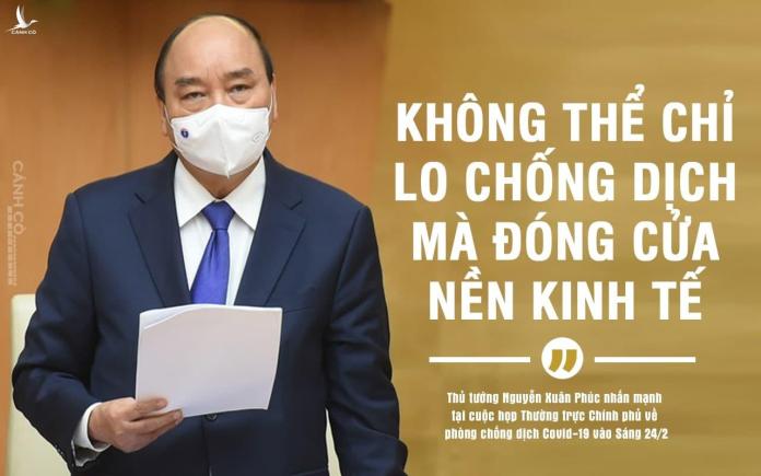 Thủ tướng: ‘Không thể chỉ lo chống dịch mà đóng cửa nền kinh tế’