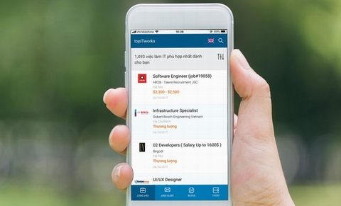 Ứng dụng tìm việc đầu tiên dành cho cộng đồng công nghệ thông tin