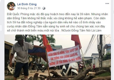 Đồng Tâm sau cuộc họp 27/8/2019: Phản kháng bằng những tiếng chửi đổng