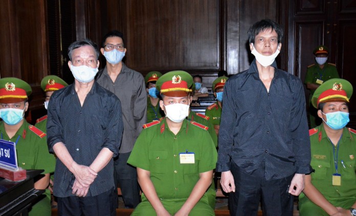 Các thành viên Hội Nhà báo độc lập Việt Nam lĩnh án