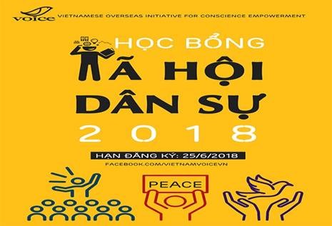 Đôi nét về học bổng “xã hội dân sự” của tổ chức VOICE