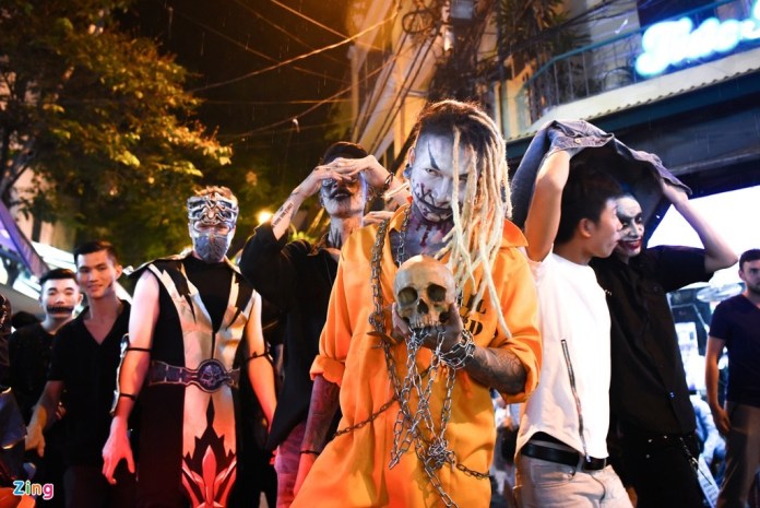 'Ma quỷ' xuất hiện ngập thủ đô đêm Halloween
