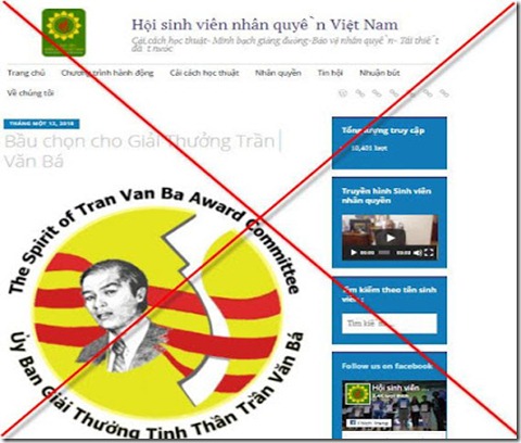 Hội sinh viên nhân quyền Việt Nam học theo “trò hề” của các tổ chức phản động