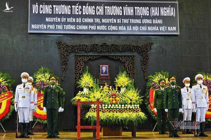 Lễ viếng nguyên Phó thủ tướng Trương Vĩnh Trọng