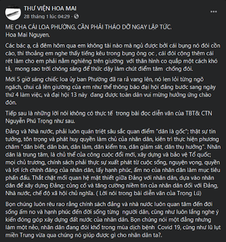 Sự thiếu trung thực của một cây bút công kích Đại hội XIII