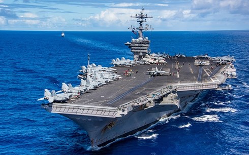 Chiến hạm Mỹ Carl Vinson dự kiến cập cảng Đà Nẵng vài ngày tới