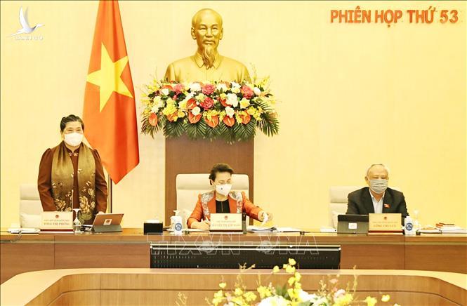 Khai mạc Phiên họp thứ 53 của Ủy ban Thường vụ Quốc hội