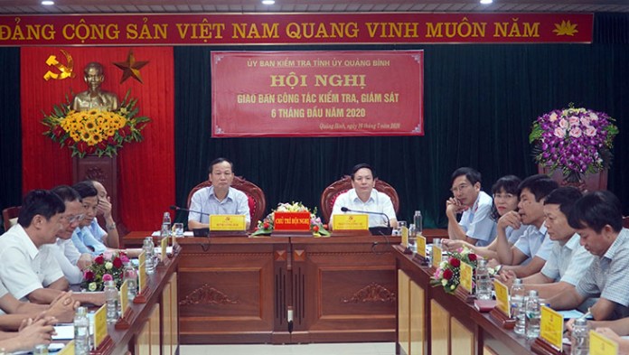 Giao ban công tác kiểm tra, giám sát 6 tháng đầu năm 2020