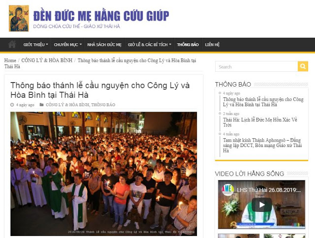 Gx Thái Hà: Thánh lễ kiểu 