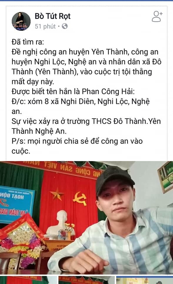 Nghệ An: Đã xác minh danh tính kẻ xúc phạm Chủ tịch Hồ Chí Minh