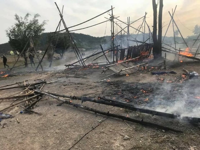 Hang đá giáng sinh giáo xứ Phúc Lộc bị cháy: Lại trò dựng cảnh vu cáo