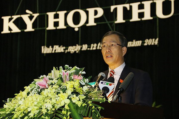 Cách chức Bí thư Tỉnh ủy Vĩnh Phúc nhiệm kỳ 2010 - 2015 Phạm Văn Vọng