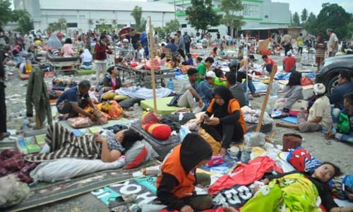 Ít nhất 384 người thiệt mạng do động đất, sóng thần ở Indonesia