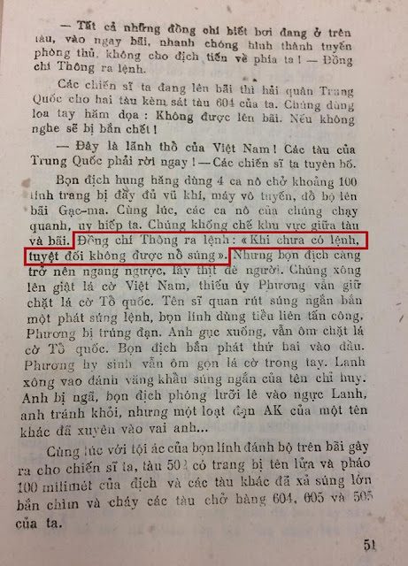 Sự thật về “bằng chứng” không được nổ súng ở Gạc Ma