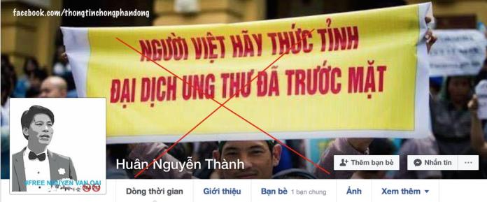 Đối tượng phản động Nguyễn Thành Huân là ai?