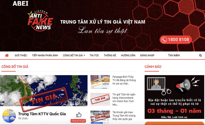 Khai trương Trung tâm xử lý tin giả