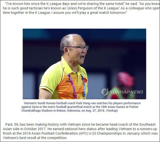 Truyền thông nước ngoài khen ngợi Olympic Việt Nam