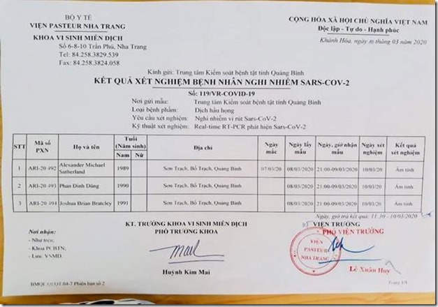 Quảng Bình: Tin vui từ trường hợp tiếp xúc với bệnh nhân thứ 17 tại huyện Minh Hóa