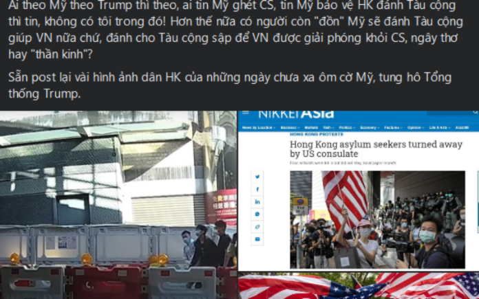Zân chủ Việt đau lòng khi “Thủ lĩnh biểu tình” Hong Kong bị Mỹ từ chối cho tỵ nạn