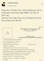 Lê Dũng VoVa tuyên bố ứng cử ĐBQH lập tức bị dân mạng bóc mẽ