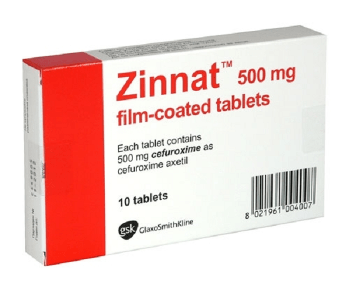 Cảnh báo thuốc kháng sinh  Zinat 500 mg giả