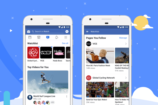 Facebook được triển khai tính năng Watch trên toàn cầu