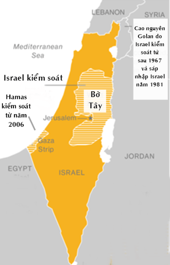 Dải Gaza - tâm điểm xung đột trong hàng thập niên giữa Israel và Palestine