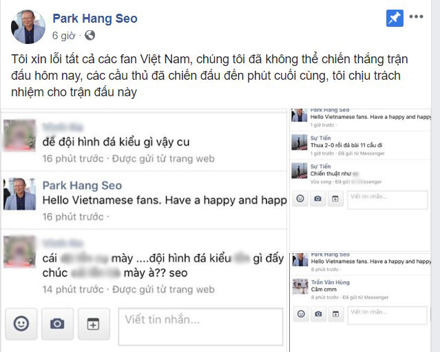 HLV Park Hang-seo khẳng định không sử dụng mạng xã hội