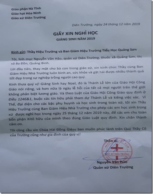 Dấu ấn 1 năm quản xứ của linh mục Nguyễn Văn Hảo