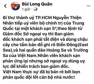 Bùi Long Quân lại dựng chuyện, xuyên tạc sự thật