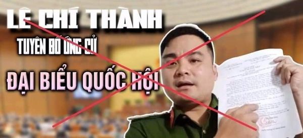 Lê chí Thành tự ứng cử đại biểu Quốc hội là một chiêu trò nguy hiểm phá hoại cuộc bầu cử Quốc hội và HĐND các cấp