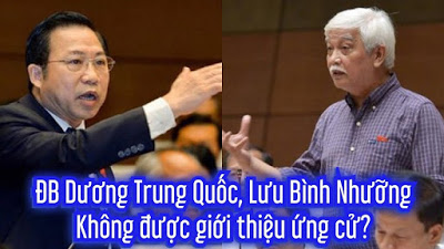 Cộng đồng mạng nói gì về việc đại biểu Lưu Bình Những và Dương Trung Quốc không được giới thiệu ứng cử?