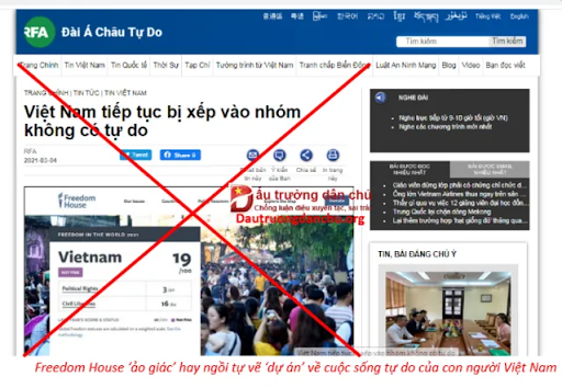 Báo cáo của Freedom House thiếu khách quan khi đề cập đến vụ Trương Duy Nhất?