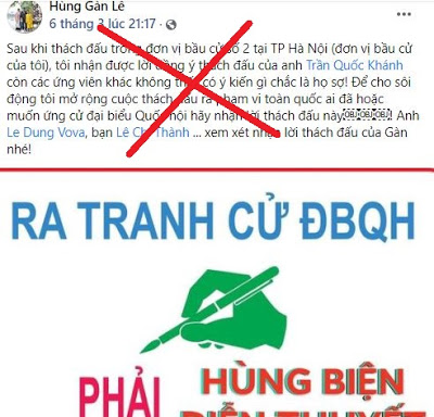 Lại trò đùa tự ứng cử ĐBQH của những kẻ chống đối chính quyền