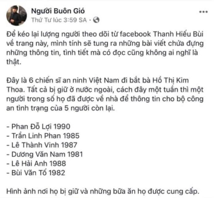 Lái gió Bùi Thanh Hiếu lại bầy trò cóc nhái