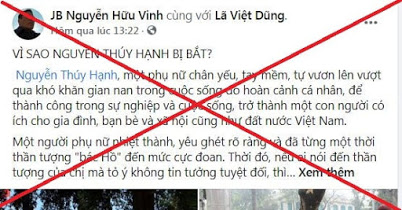 Đám “kền kền” lại bày trò “khóc thuê” cho Nguyễn Thúy Hạnh