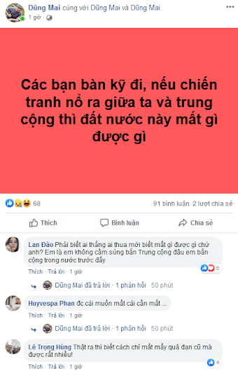 Giới “chống Cộng” và nước Mỹ là tấm gương yêu chuộng hòa bình?