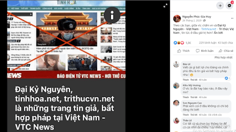 Dưa Leo - kẻ chuyên lan truyền tin giả (fake news), thông tin sai sự thật, tin chưa kiểm chứng