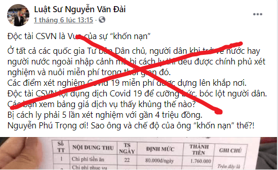 Giọng điệu xuyên tạc tởm nôn của Nguyễn Văn Đài