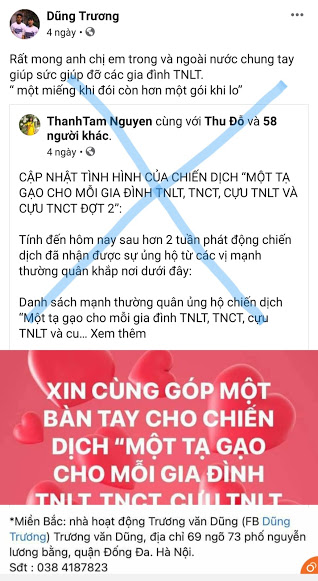 Việt tân đẩy Trương Văn Dũng vào hành trình đi vào vết xe đổ của Nguyễn Thúy Hạnh