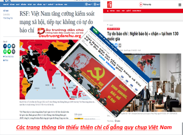 RSF lại xuyên tạc, bôi nhọ trắng trợn tình hình tự do báo chí ở Việt Nam