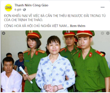 Trò hề từ “Đơn khiếu nại” của Trịnh Thị Thảo