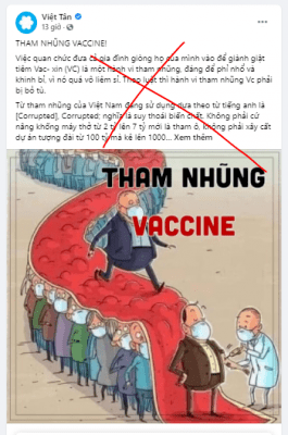 Việt tân và chiêu trò bịa đặt cán bộ & thân nhân đua nhau tiêm vắc xin Mỹ tài trợ!