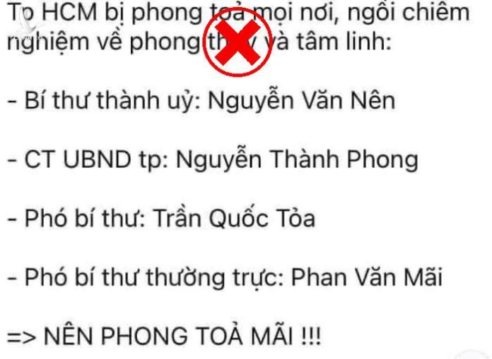 Trò đùa vô ý thức với lãnh đạo TPHCM