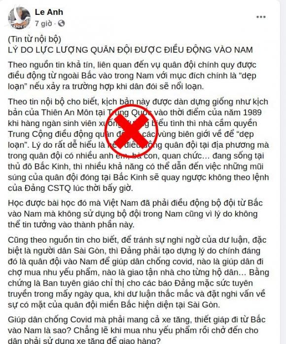Sự thật thông tin bộ đội miền Bắc vào TP.HCM vì “Đảng không tin bộ đội miền Nam” Sự thật thông tin bộ đội miền Bắc vào TP.HCM vì “Đảng không tin bộ đội miền Nam”