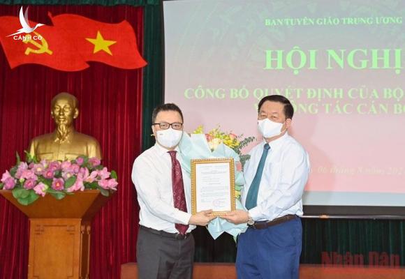 Ông Lê Quốc Minh giữ chức Phó ban Tuyên giáo Trung ương