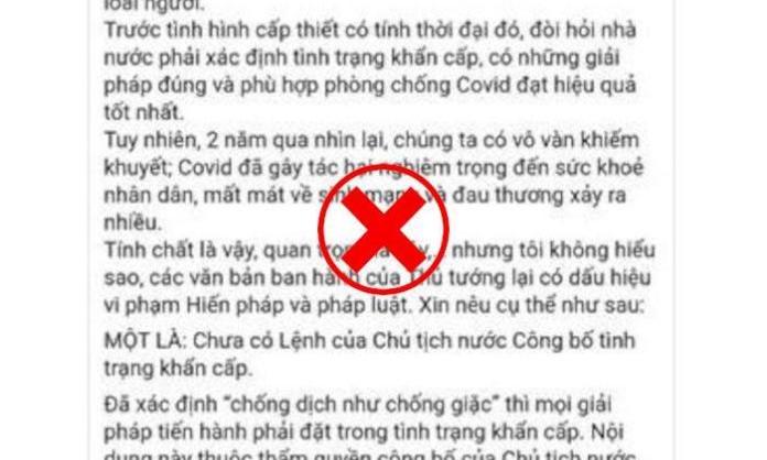 Về luận điệu tấn công Chỉ thị chống dịch của Thủ tướng