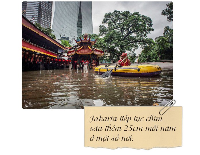 Jakarta, thủ đô chìm nhanh nhất thế giới