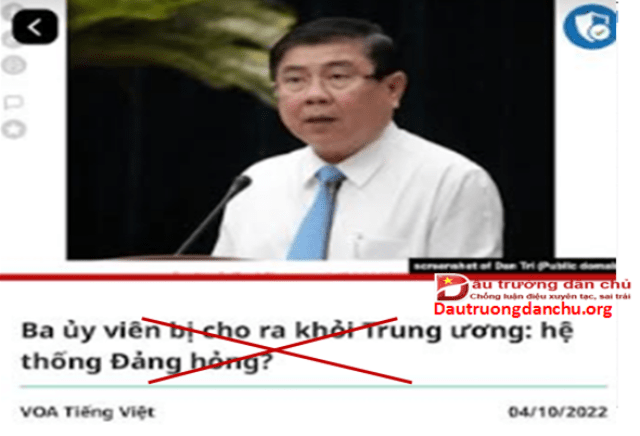 Chiêu trò bẩn của Nguyễn Quang A và VOA