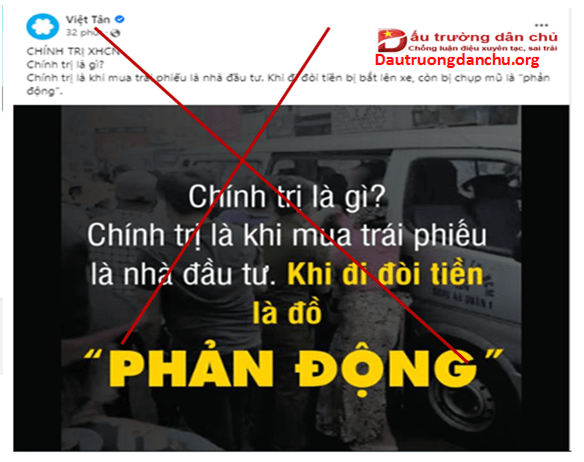 Sự vu khống trắng trợn